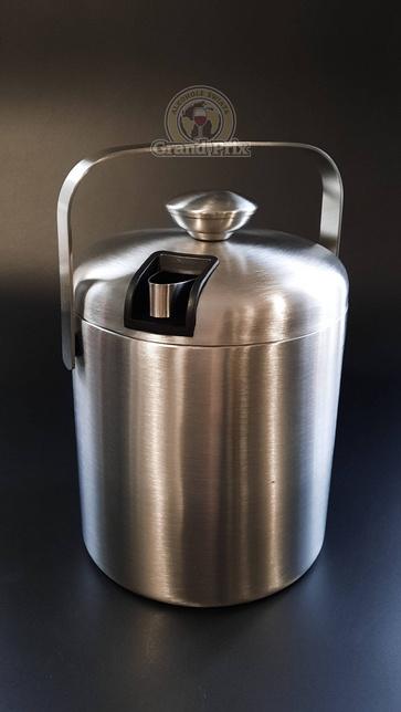 Wiaderko do lodu 1,3L, pojemnik na lód i szczypce