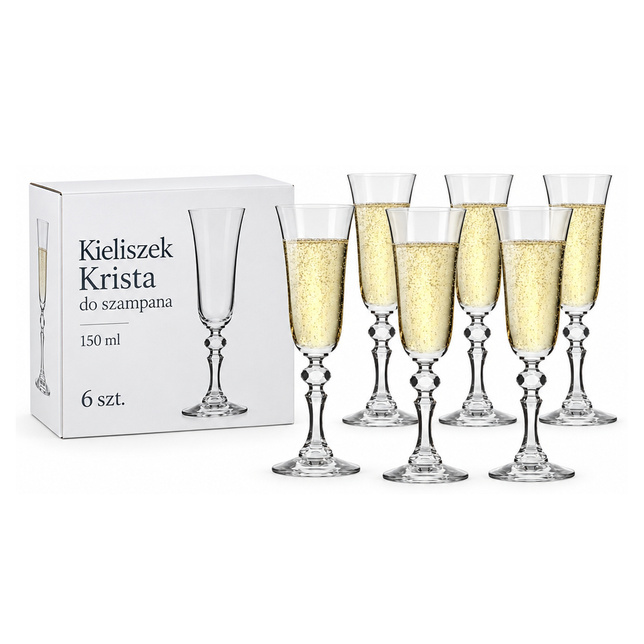 Kieliszek Krista do szampana 150 ml 6 szt