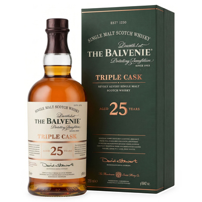 WHISKY BALVENIE  25YO TRIPLE CASK  40%  0,7L