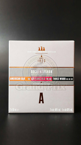 AUCHENTOSHAN COLLECTION - AMERICAN/12Y/THREE WOOD (3*50ML) 41% 0,15L