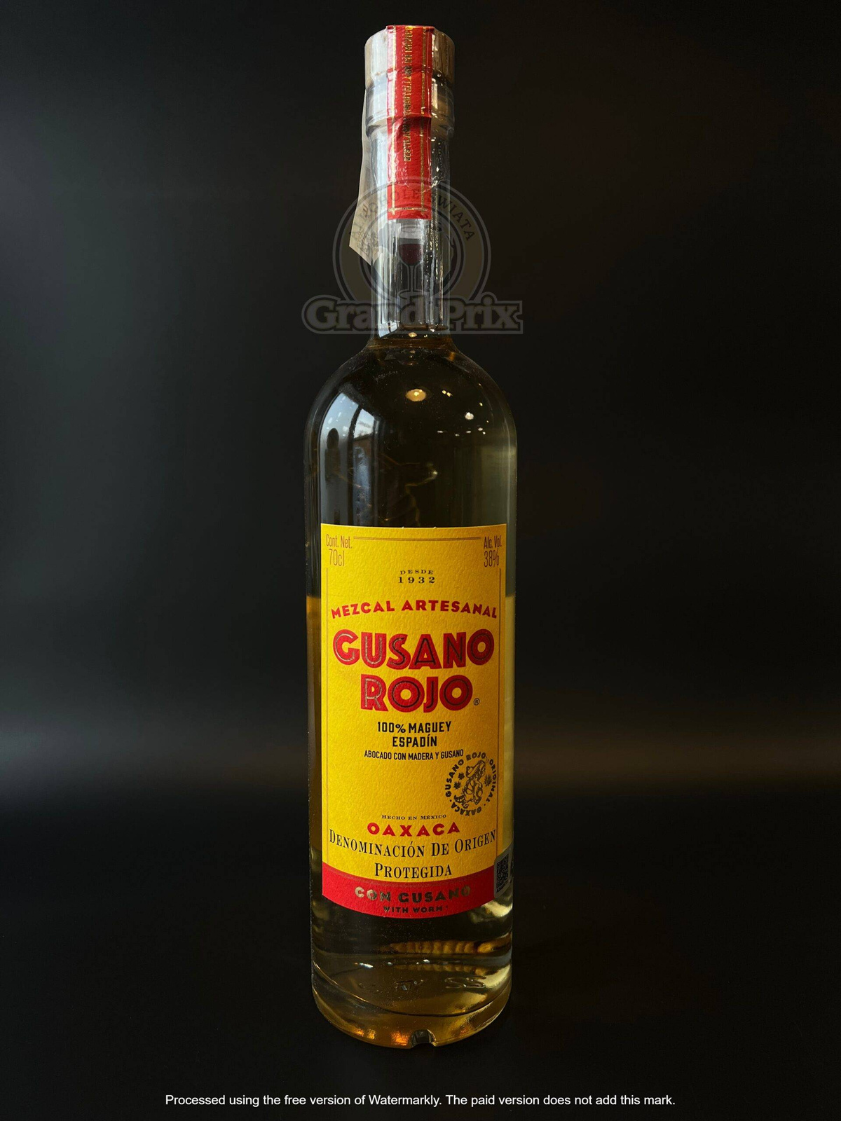 TEQUILA MEZCAL GUSANO ROJO 0,7L 38% - Alkohole Świata