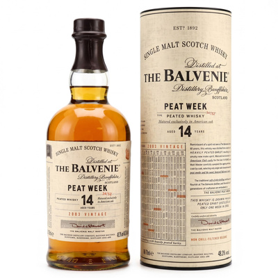 BALVENIE 14YO PEAT WEEK 2003 VINTAGE 48,3%  0,7L