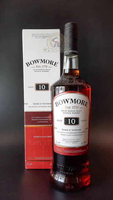 BOWMORE 10YO DARK & INTENSE 40% 1L