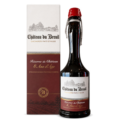 CALVADOS  CHATEAU DU BREUIL 8YO 40% 0,7L