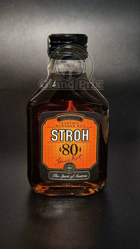 Mini. Rum STROH  80%  0.1L