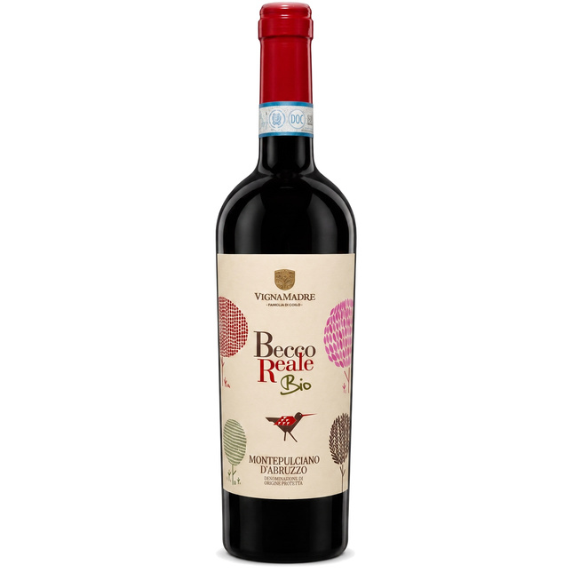 Wino Becco Reale Bio Montepulciano d'Abruzzo DOP 0,75 L