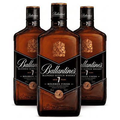 Whisky BALLANTINES 7yo 0,7L 40% 3 butelki