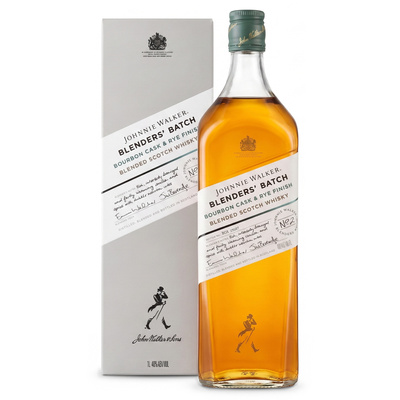 JOHNNIE WALKER BLENDERS BATCH BOURBON CASK &amp; RYE FINISH  40%  1L