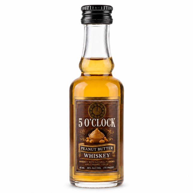 5 O'CLOCK PEANUT BUTTER WHISKEY 35% 40ML