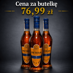 Brandy METAXA 7yo 40% 0,7l 3 butelki