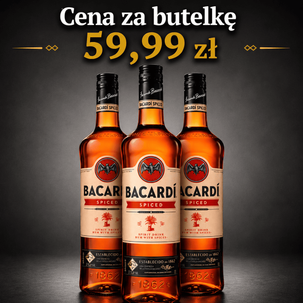 Rum BACARDI CARTA SPICED 35% 0,7l 3 butelki