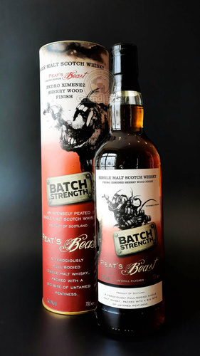 WHISKY PEATS BEAST PX SHERRY WOOD FINISH 54,1% 0,7L