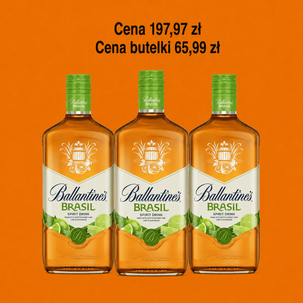 Whisky BALLANTINES 30% 0,7L Brasil 3 butelki