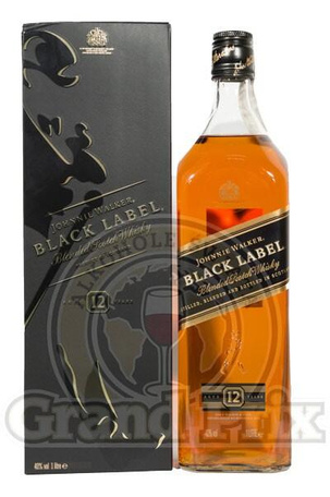 JOHNNIE WALKER BLACK LABEL 12YO 40%  1L