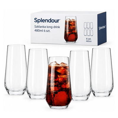 Szklanka long drink Splendour 480ml 6 szt