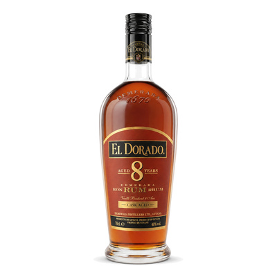 RUM EL DORADO 8YO  40%  0,7L