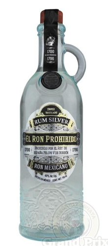 EL RON PROHIBIDO SILVER  40% 0,7L