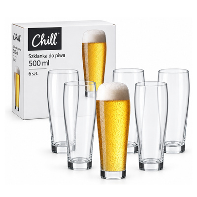 Szklanka Chill do piwa 500 ml 6 szt