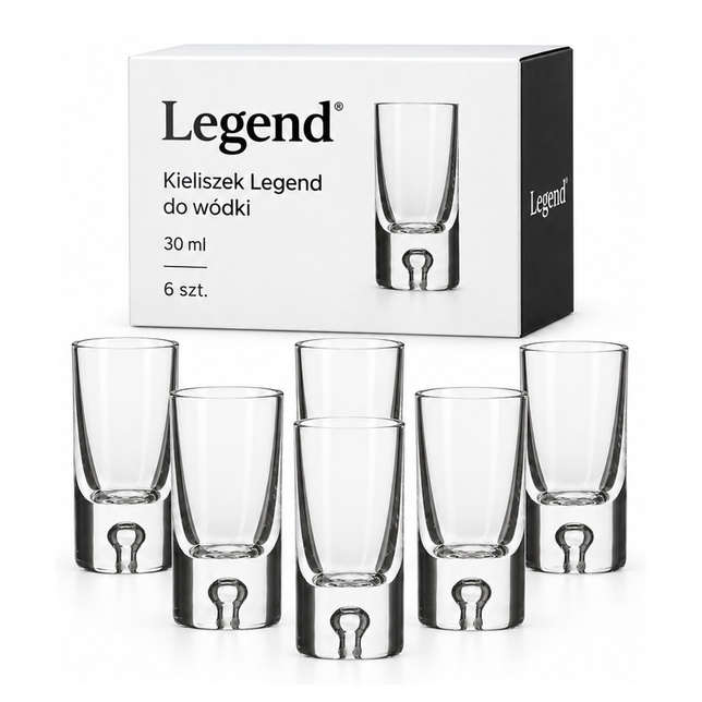 Kieliszek Legend do wódki 30 ml 6 szt