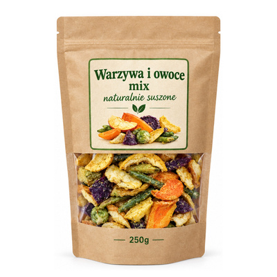 Warzywa i owoce mix naturalnie suszone 250g
