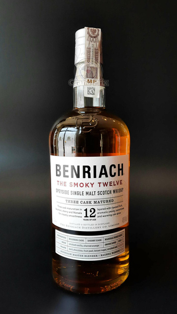 WHISKY BENRIACH 12YO THE SMOKY TWELVE  46% 0,7L
