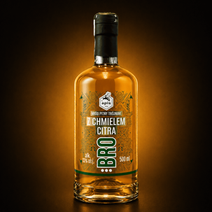 MIÓD TRÓJNIAK  BRO Z CHMIELEM CITRA 0,5L