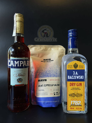 Coffee Negroni – produkty łączone dla przygotowania koktajlu