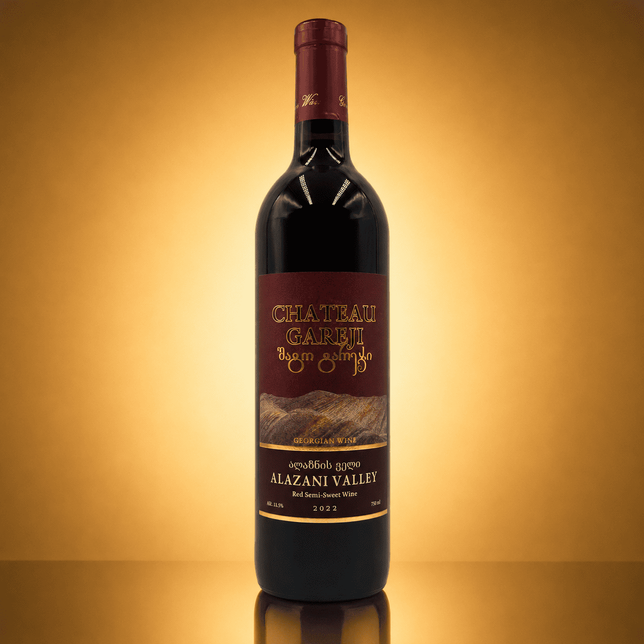 Wino Alazani Valley Chateau Gareji Red Semi Sweet 0.75 l