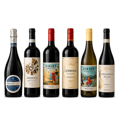 Zestaw Win 6x Primitivo Appassimento + Prosecco (Oszczędzasz 55,50 zł)