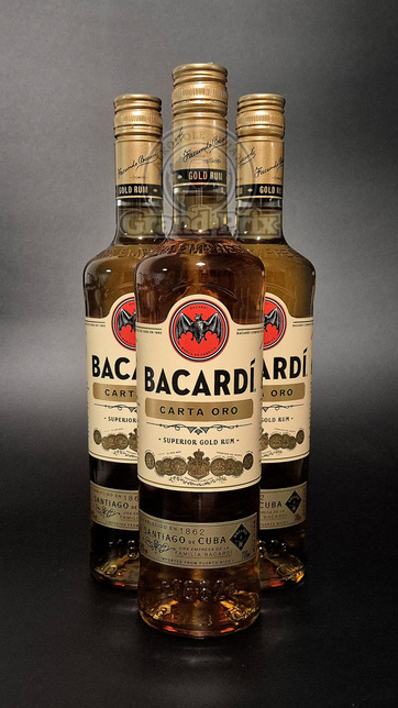Rum BACARDI CARTA ORO 37,5% 0,7l 3 butelki