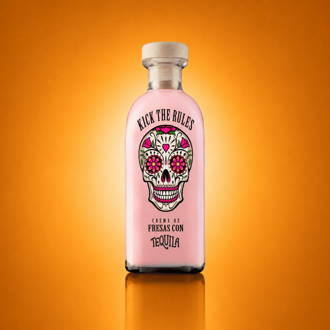 Likier KICK THE RULES Tequila Cream Strawberry 15% 0,7L