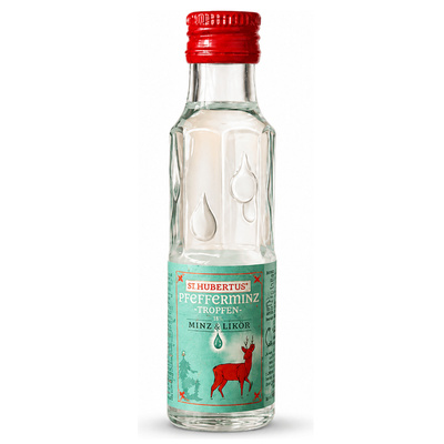 Likier Mini. ST. HUBERTUS PFEFFERMINZ 18%  20ML