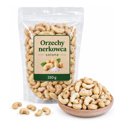 Orzechy nerkowca solone 250g