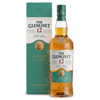 WHISKY THE GLENLIVET 12YO 40%  0,7L