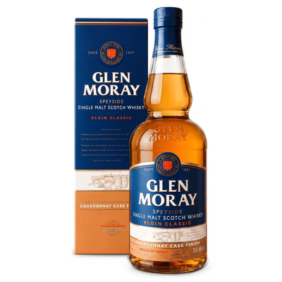 WHISKY GLEN MORAY CHARDONNAY CASK 40% 0,7L