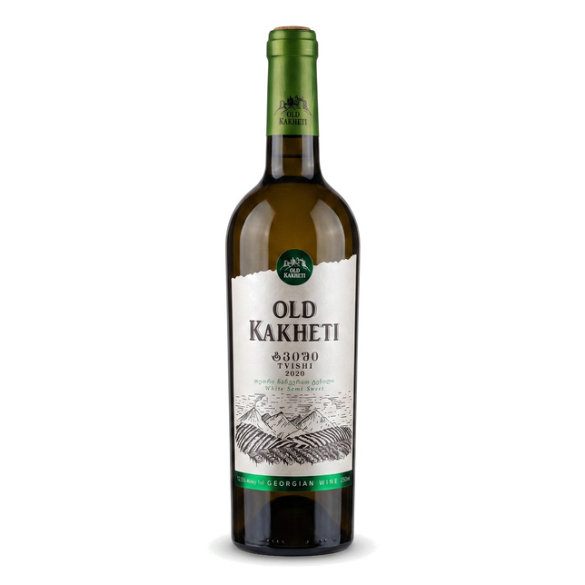 Wino Tvishi White Old Kakheti semi sweet 12% 0,75l