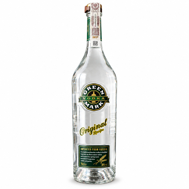 GREEN MARK RUSSISCHER VODKA 38% 0,7L( po sprzedaży produkt wycofany)