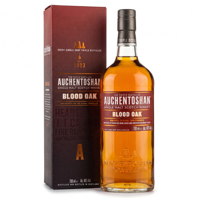WHISKY AUCHENTOSHAN  BLOOD OAK 46%  0,7L