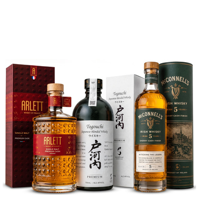 Zestaw Degustacyjny Whisky – Trzy Wyjątkowe Beczki Świata