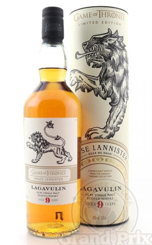 GRA O TRON - HOUSE LANNISTER &amp; LAGAVULIN 9YO 46% 0,7L