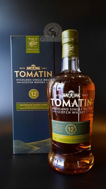 WHISKY TOMATIN 12YO BOURBON SHERRY CASK 43% 1L