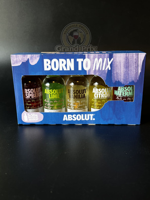 Mini wódka ABSOLUT ZESTAW( 5*0,05) 40% 0,25L