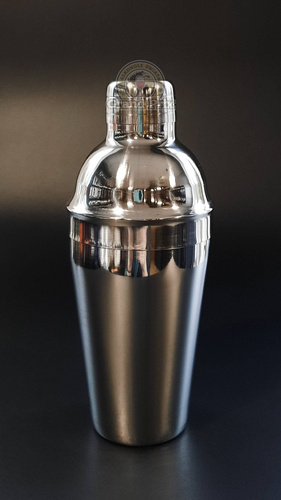 Shaker stal szlachetna srebrny 550 ml typu Cobbler