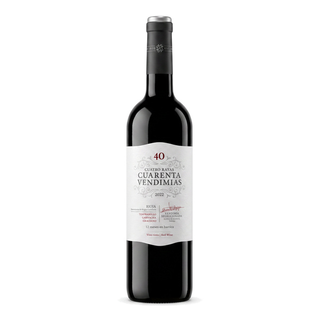 Wino Cuatro Rayas Cuarenta Vendimias Rioja DOC 0,75 L