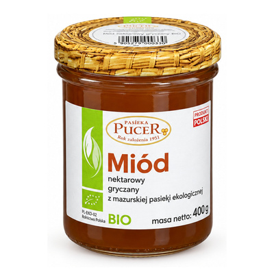 MIÓD PUCER GRYCZANY EKO 400g