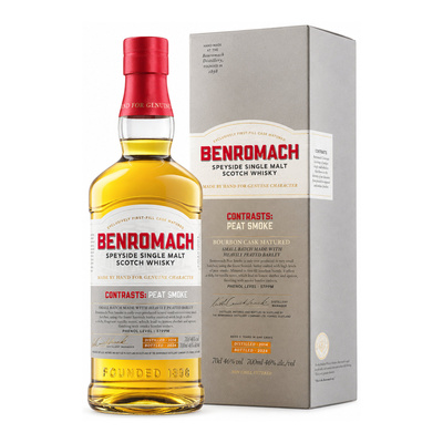 Whisky Benromach Peat Smoke Bourbon 2014 Speyside SM 46% 0,7 L