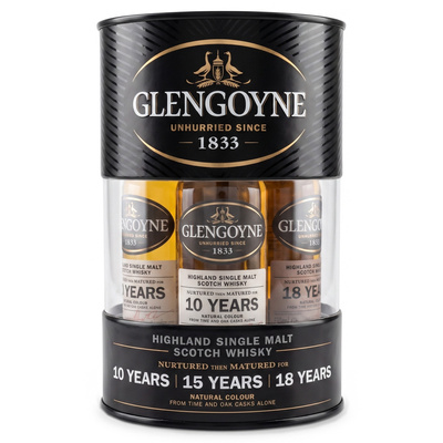 Mini WHISKY GLENGOYNE MINI SET -10YO/15YO/18YO (3*50ML) 42% 0,15L