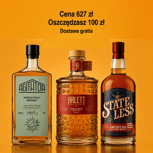 Zestaw Degustacyjny Single Malt – Szwecja, Francja i USA