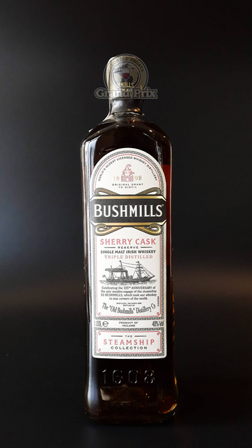 WHISKY BUSHMILL'S STEAMSHIP SHERRY CASK 40% 1L