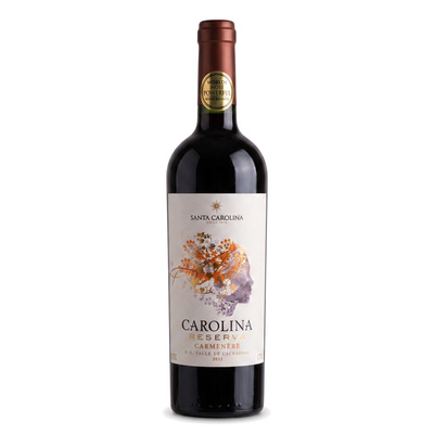 WINO SANTA CAROLINA RESERVA CARMENERE 2021 0,75L